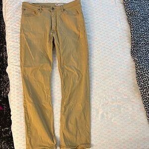 Wrangler Khaki Straight-Leg Pants